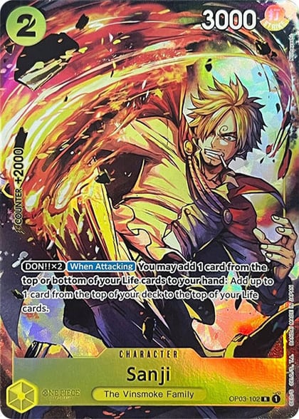 Sanji (Premium Card Collection -BANDAI CARD GAMES Fest. 23-24 Edition-), One Piece Promotion Cards OP03-102