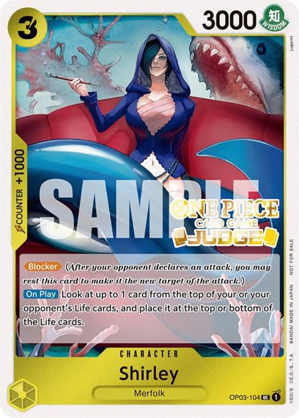 Shirley (Judge Pack Vol. 3), One Piece Promotion Cards OP03-104