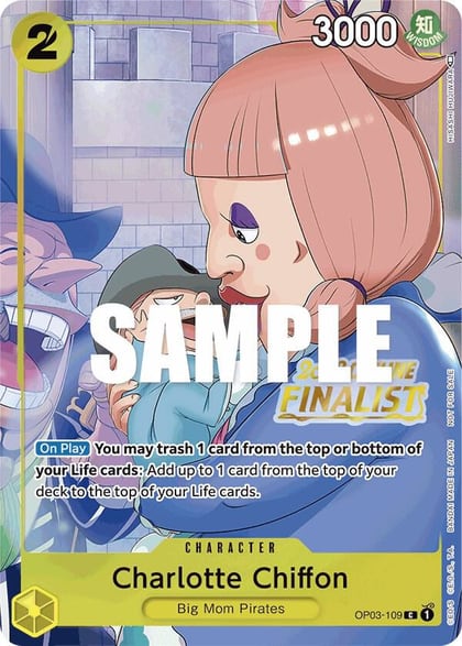 Charlotte Chiffon (Offline Regional 2023) [Finalist], One Piece Promotion Cards OP03-109