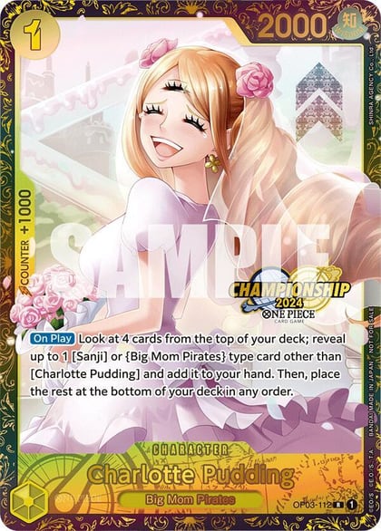 Charlotte Pudding (Championship 2024), One Piece Promotion Cards OP03-112