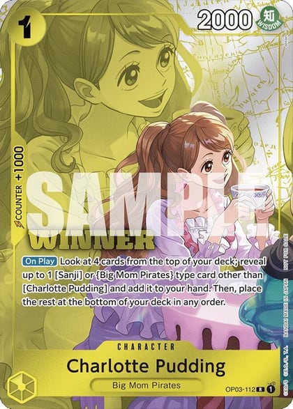Charlotte Pudding (Winner Pack 2024 Oct.-Dec.), One Piece Promotion Cards OP03-112