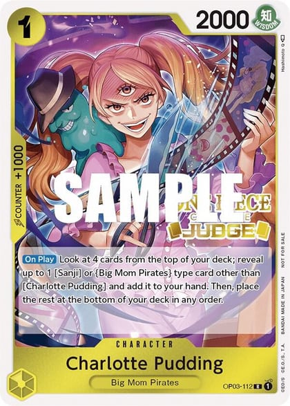 Charlotte Pudding (Judge Pack Vol. 2), One Piece Promotion Cards OP03-112