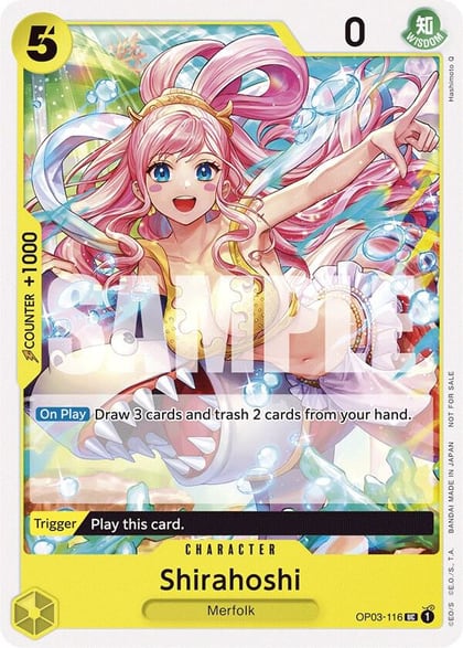 Shirahoshi (Tournament Pack Vol. 6), One Piece Promotion Cards OP03-116