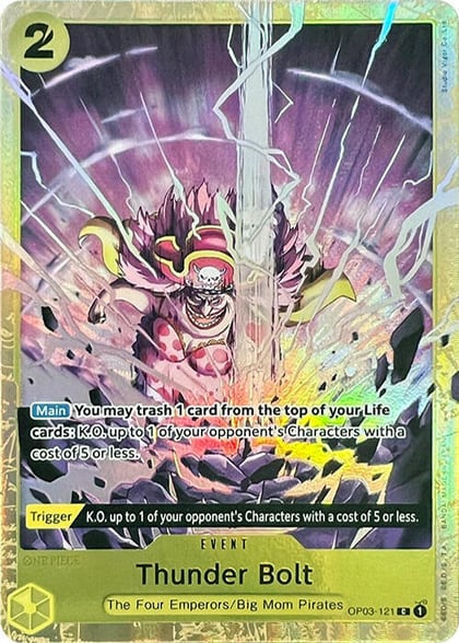 Thunder Bolt (Premium Card Collection -Best Selection Vol. 1-), One Piece Promotion Cards OP03-121