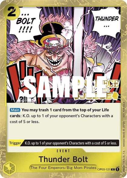 Thunder Bolt (Judge Pack Vol. 2), One Piece Promotion Cards OP03-121