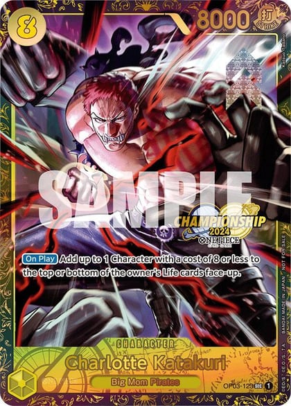 Charlotte Katakuri (Championship 2024), One Piece Promotion Cards OP03-123