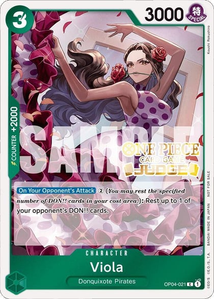Viola (Judge Pack Vol. 4), One Piece Promotion Cards OP04-021