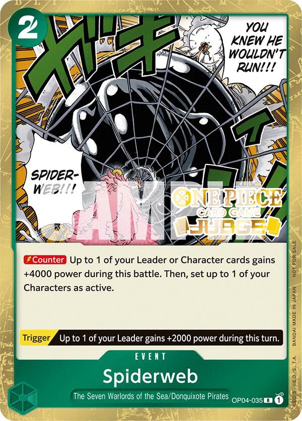 Spiderweb (Judge Pack Vol. 3), One Piece Promotion Cards OP04-035