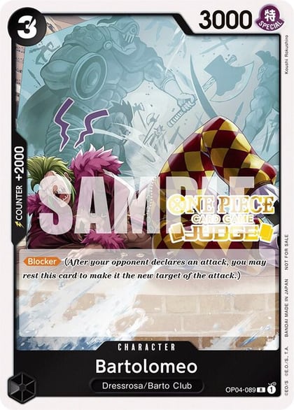 Bartolomeo (Judge Pack Vol. 3), One Piece Promotion Cards OP04-089