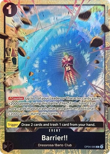 Barrier!! (Premium Card Collection -Best Selection Vol. 2-), One Piece Promotion Cards OP04-095