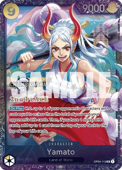 Yamato (Championship 2024 Finals 2nd Place), One Piece Promotion Cards OP04-112