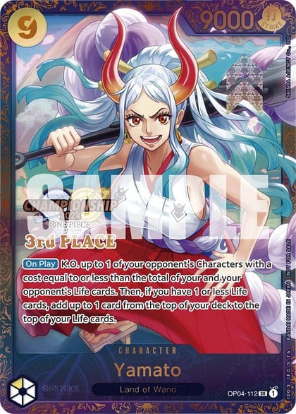 Yamato (Championship 2024 Finals 3rd Place), One Piece Promotion Cards OP04-112