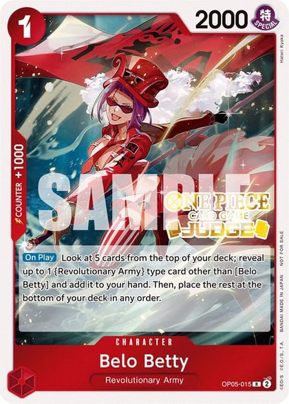 Belo Betty (Judge Pack Vol. 3), One Piece Promotion Cards OP05-015
