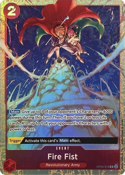 Fire Fist (Premium Card Collection -Best Selection Vol. 2-), One Piece Promotion Cards OP05-019