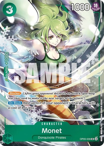 Monet (Event Pack Vol. 3), One Piece Promotion Cards OP05-036