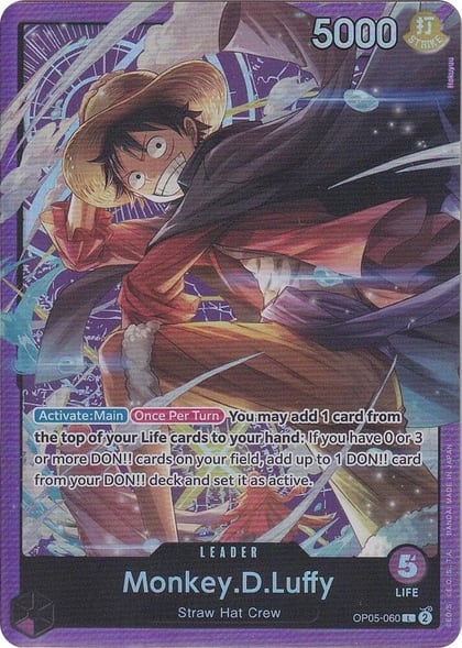 Monkey.D.Luffy (Sound Loader Vol. 1), One Piece Promotion Cards OP05-060
