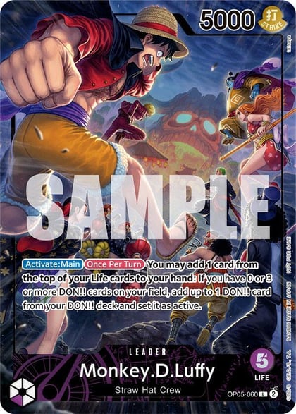Monkey.D.Luffy (PSA Magazine), One Piece Promotion Cards OP05-060
