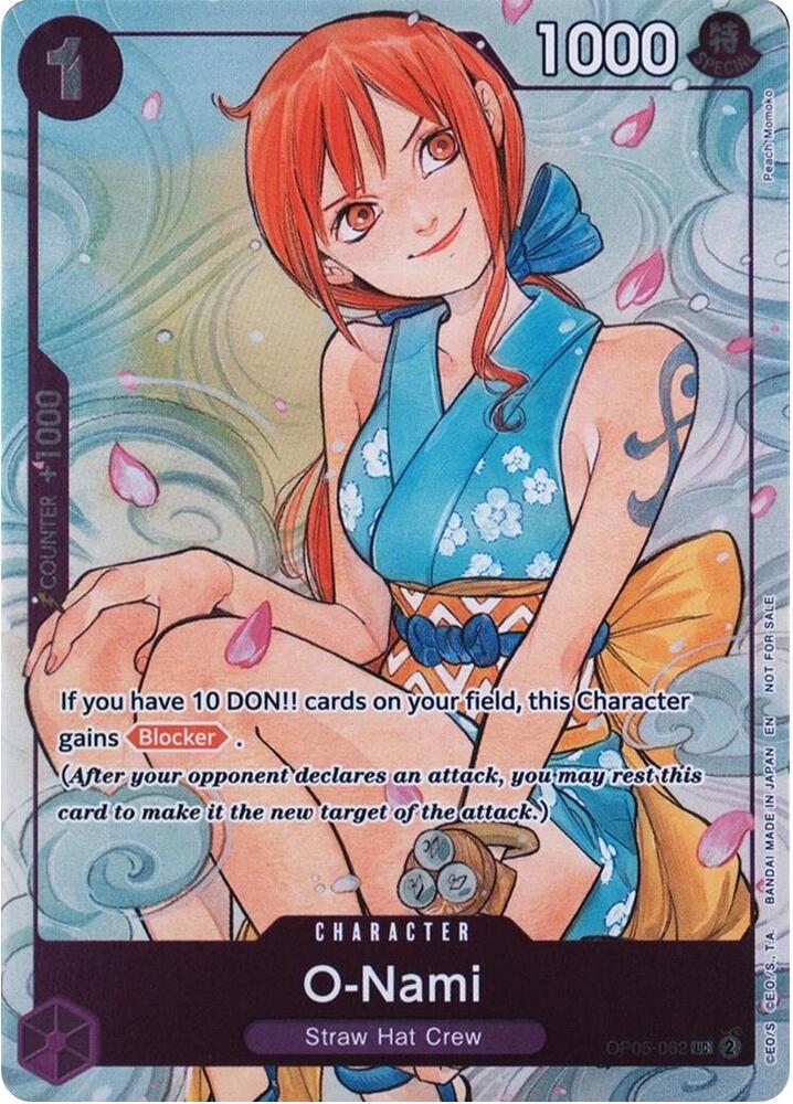 O-Nami (Dash Pack 2025), One Piece Promotion Cards OP05-062