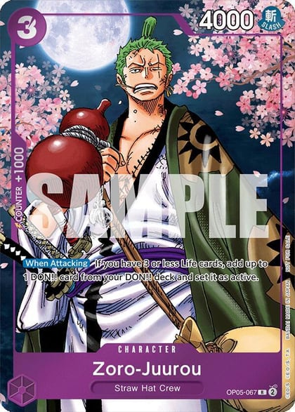Zoro-Juurou (Event Pack Vol. 5), One Piece Promotion Cards OP05-067