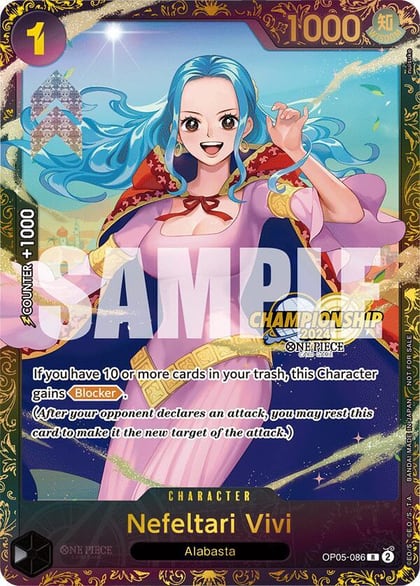 Nefeltari Vivi (October Championship 2024 Store Regionals), One Piece Promotion Cards OP05-086