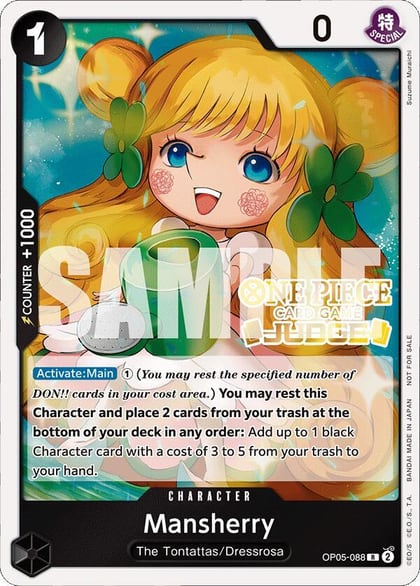 Mansherry (Judge Pack Vol. 4), One Piece Promotion Cards OP05-088