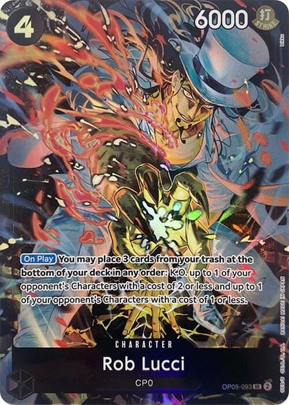 Rob Lucci (Illustration Box EX), One Piece Promotion Cards OP05-093