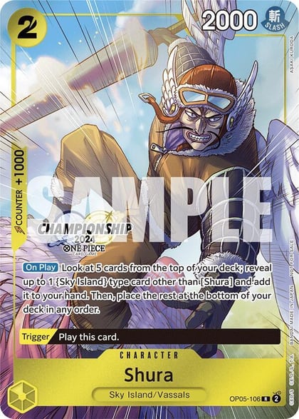 Shura (CS 2024 Celebration Pack), One Piece Promotion Cards OP05-106