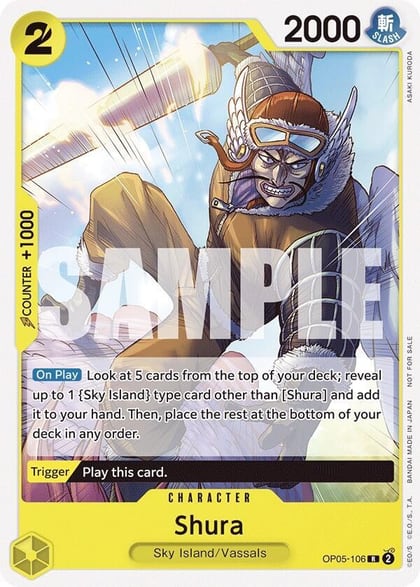 Shura (Tournament Pack Vol. 7), One Piece Promotion Cards OP05-106