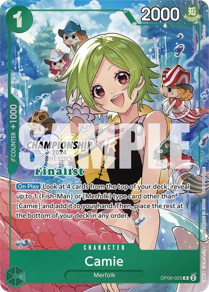 Camie (Championship 2024 Finalist Card Set), One Piece Promotion Cards OP06-025
