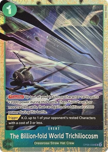 The Billion-fold World Trichiliocosm (Premium Card Collection -Best Selection Vol. 2-), One Piece Promotion Cards OP06-038