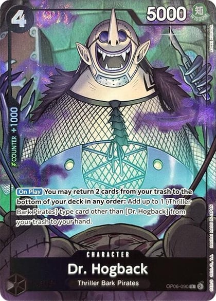 Dr. Hogback (Premium Card Collection -Best Selection Vol. 3-), One Piece Promotion Cards OP06-090