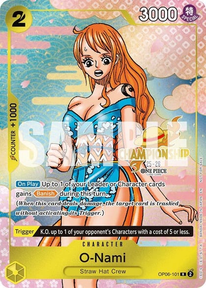 O-Nami (CS 25-26 Event Pack), One Piece Promotion Cards OP06-101