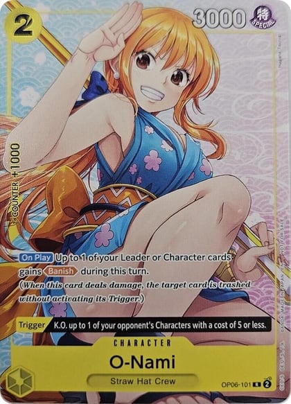 O-Nami (Welcome Pack Vol. 2), One Piece Promotion Cards OP06-101
