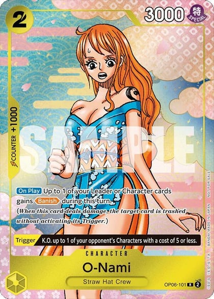 O-Nami (Event Pack Vol. 5), One Piece Promotion Cards OP06-101