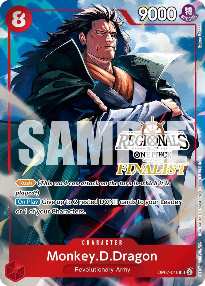 Monkey.D.Dragon (Regionals Finalist Card Set 26-27 Vol.2), One Piece Promotion Cards OP07-015