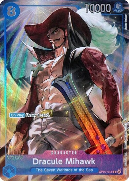 Dracule Mihawk (Seven Warlords of the Sea Binder Set), One Piece Promotion Cards OP07-044