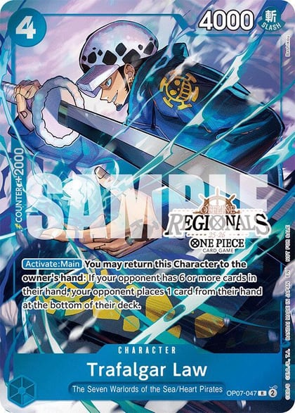 Trafalgar Law (Offline Regional Participation Pack 2025 Vol.2), One Piece Promotion Cards OP07-047
