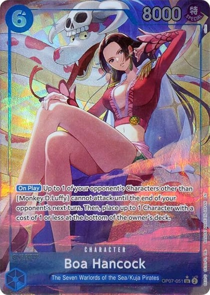 Boa Hancock (Seven Warlords of the Sea Binder Set) (Alternate Art), One Piece Promotion Cards OP07-051