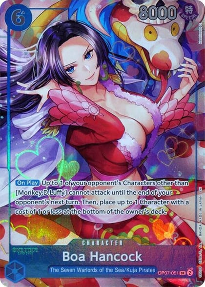 Boa Hancock (Seven Warlords of the Sea Binder Set), One Piece Promotion Cards OP07-051