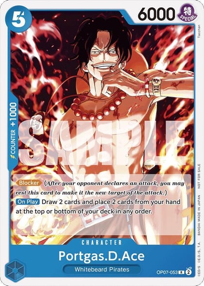 Portgas.D.Ace (Tournament Pack 2024 Oct.-Dec.), One Piece Promotion Cards OP07-053