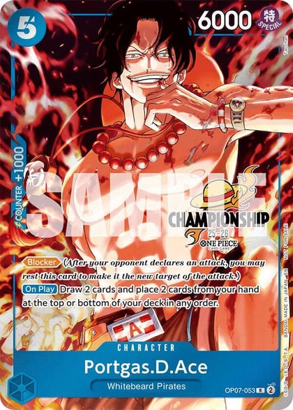 Portgas.D.Ace (CS 25-26 Celebration Pack), One Piece Promotion Cards OP07-053