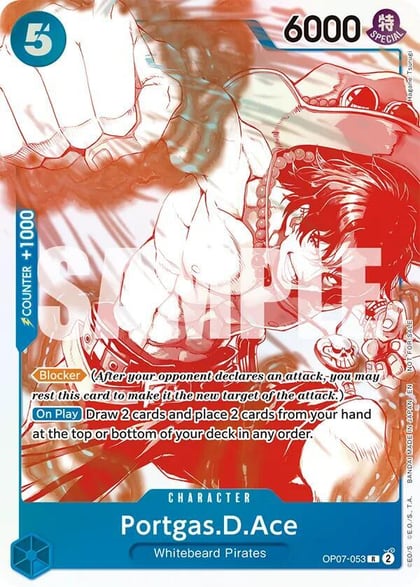 Portgas.D.Ace - OP07-053 (3rd Anniversary Treasure Campaign Pack), One Piece Promotion Cards OP07-053