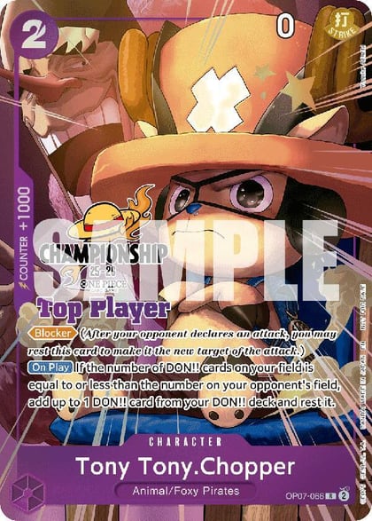 Tony Tony.Chopper (CS 25-26 Top Player Pack), One Piece Promotion Cards OP07-066
