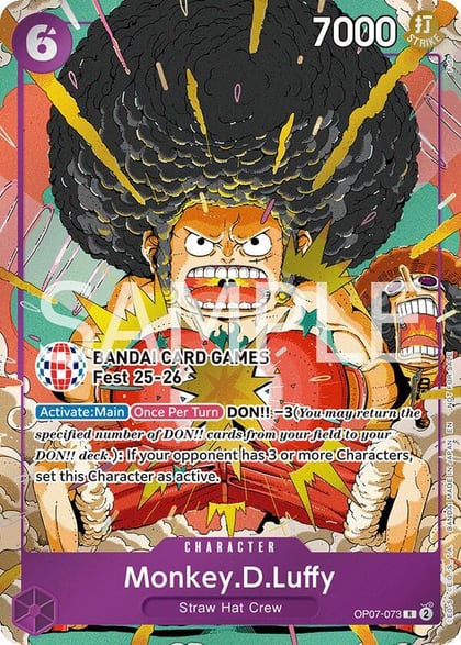 Monkey.D.Luffy (BANDAI Card Games Fest 25-26), One Piece Promotion Cards OP07-073