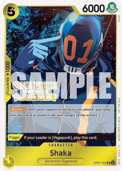Shaka (Judge Pack Vol. 5), One Piece Promotion Cards OP07-101