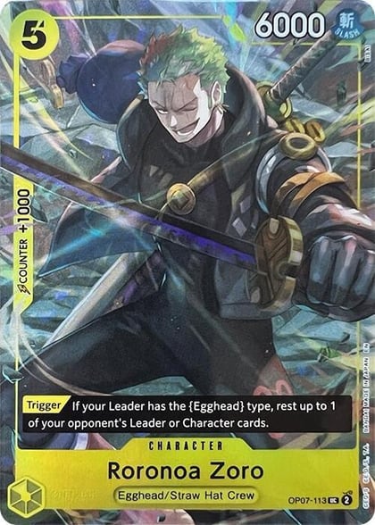 Roronoa Zoro (Illustration Box Vol.3), One Piece Promotion Cards OP07-113