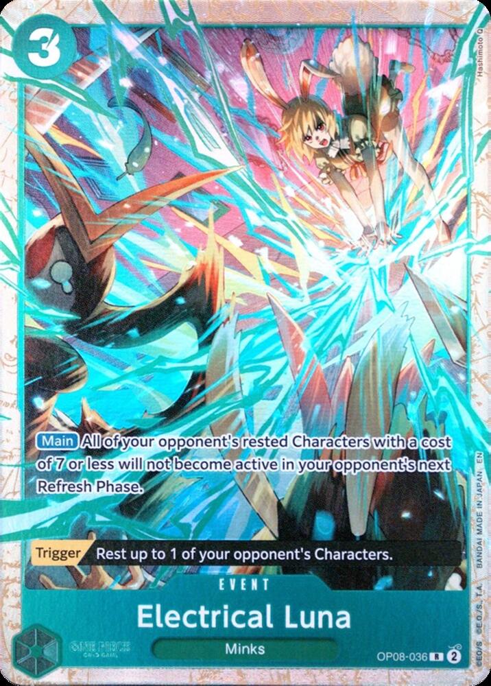 Electrical Luna (Premium Card Collection -Best Selection Vol. 5-), One Piece Promotion Cards OP08-036