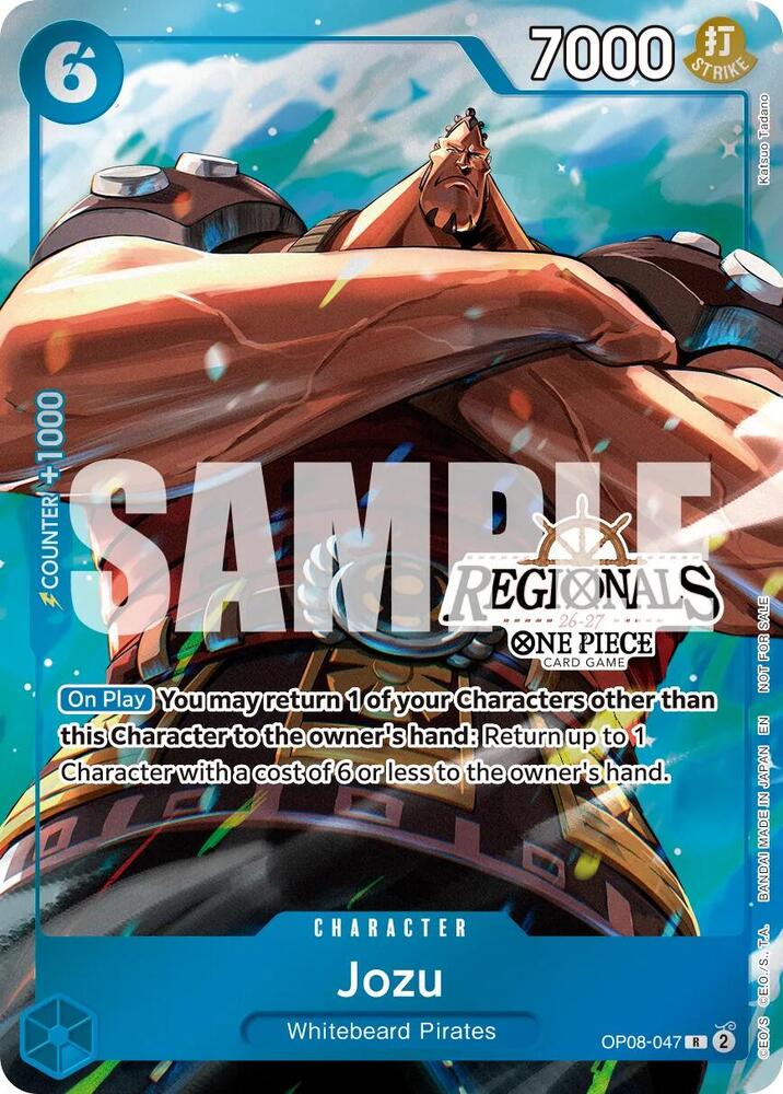 Jozu (Regional Participation Pack 2026 Vol.2), One Piece Promotion Cards OP08-047