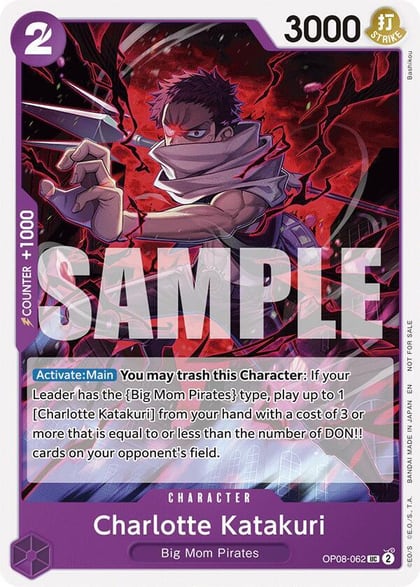 Charlotte Katakuri (Tournament Pack 2025 Vol. 3), One Piece Promotion Cards OP08-062