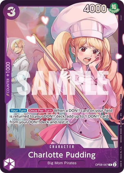 Charlotte Pudding (Store Treasure Cup 2025), One Piece Promotion Cards OP08-067